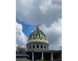 Kubah Masjid Enamel Galvalum GRC Stainless Bergaransi Resmi Harga Terupdate
