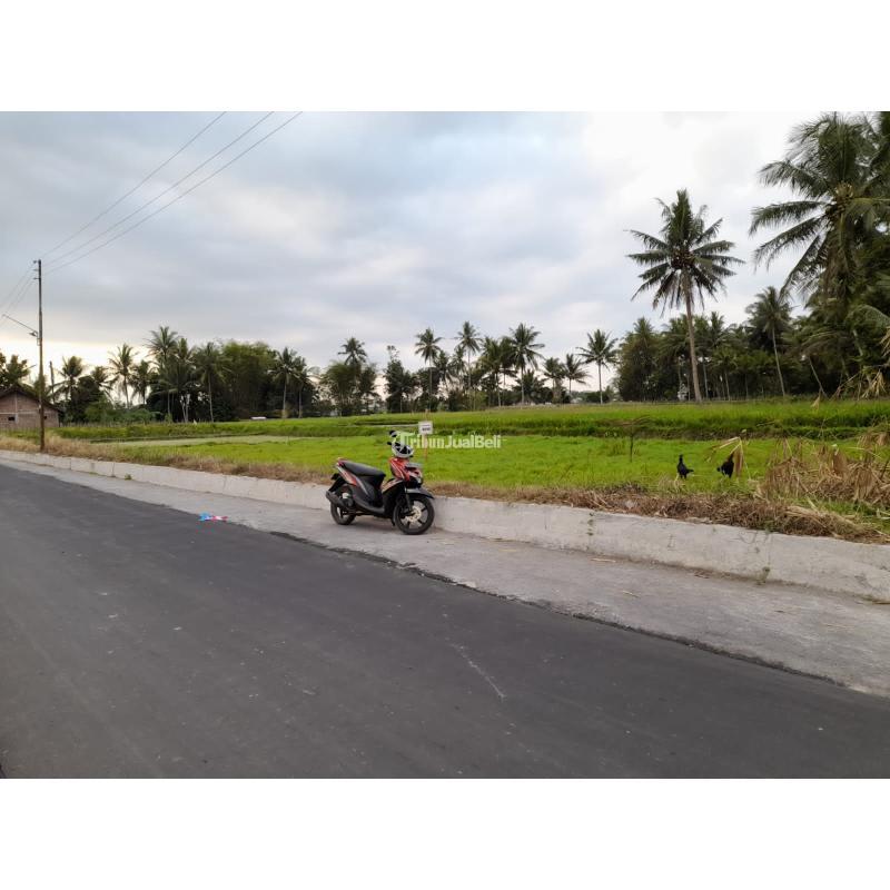 Tanah Pemandangan Sawa dan Pegunungan di Borobudur Magelang