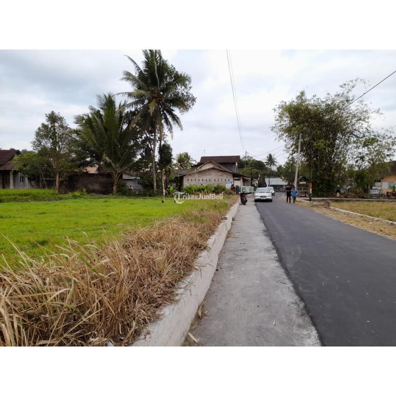 Tanah Pemandangan Sawa dan Pegunungan di Borobudur Magelang