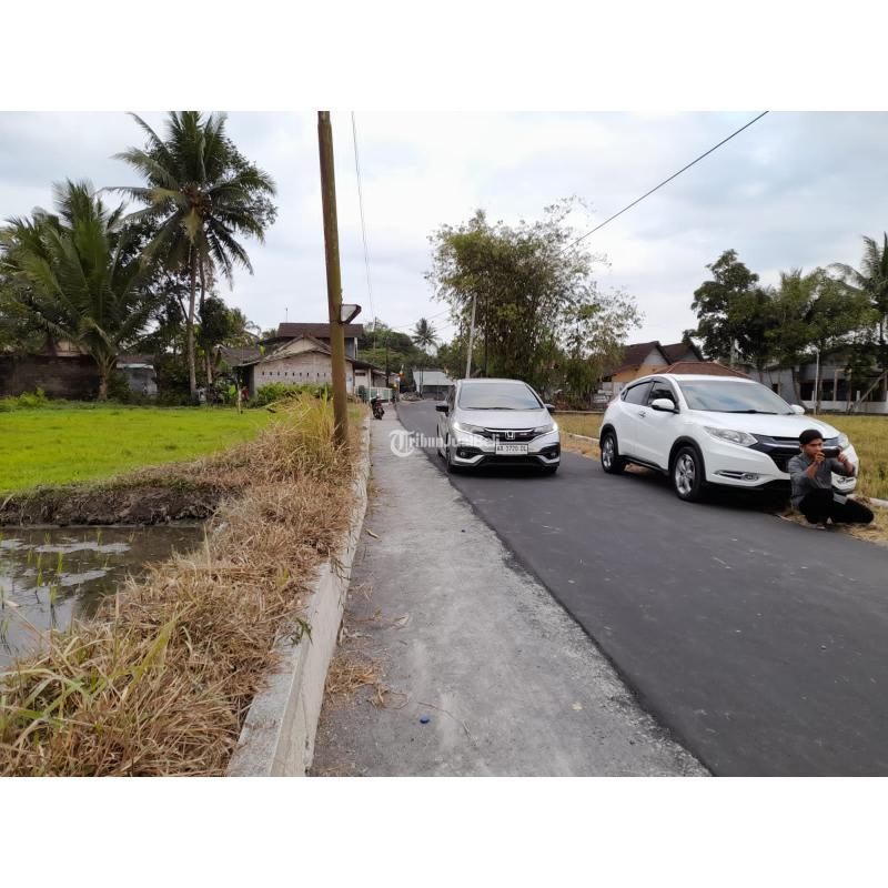 Tanah Pemandangan Sawa dan Pegunungan di Borobudur Magelang