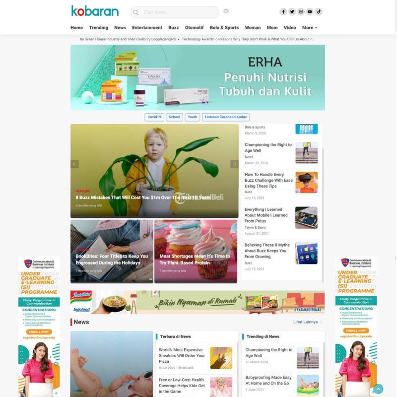 Jasa Pembuatan Website Media Online Malang