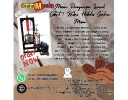 TERBAIK Mesin Pengempa Lemak Coklat  Kakao Hidrolis Graha Mesin