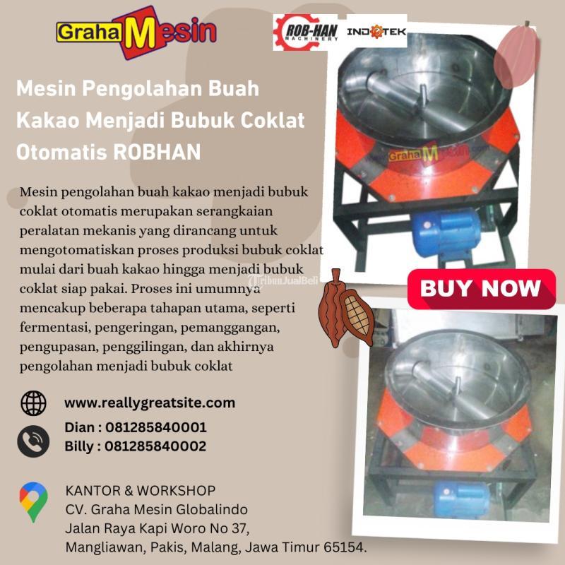 Terbaik Mesin Pengolahan Buah Kakao Menjadi Bubuk Coklat Otomatis Hub  081285840001 Dian
