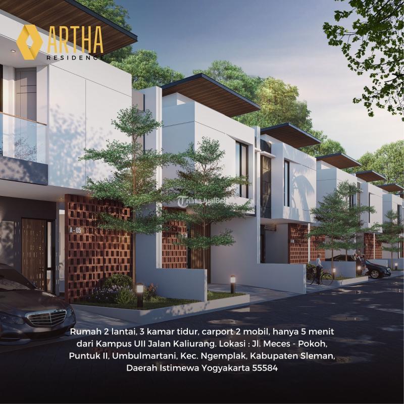RUMAH DIJUAL JOGJA KAMPUS UII JAKAL KALIURANG 4 KAMAR 2 LANTAI