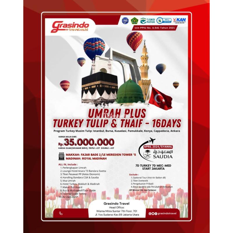 Umroh Desember extra Thaif dan laut merah