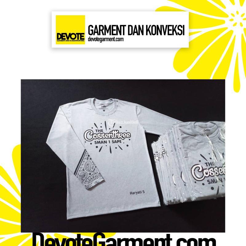 Cetak Sablon Kaos Plastisol Mempawah Devote Garment