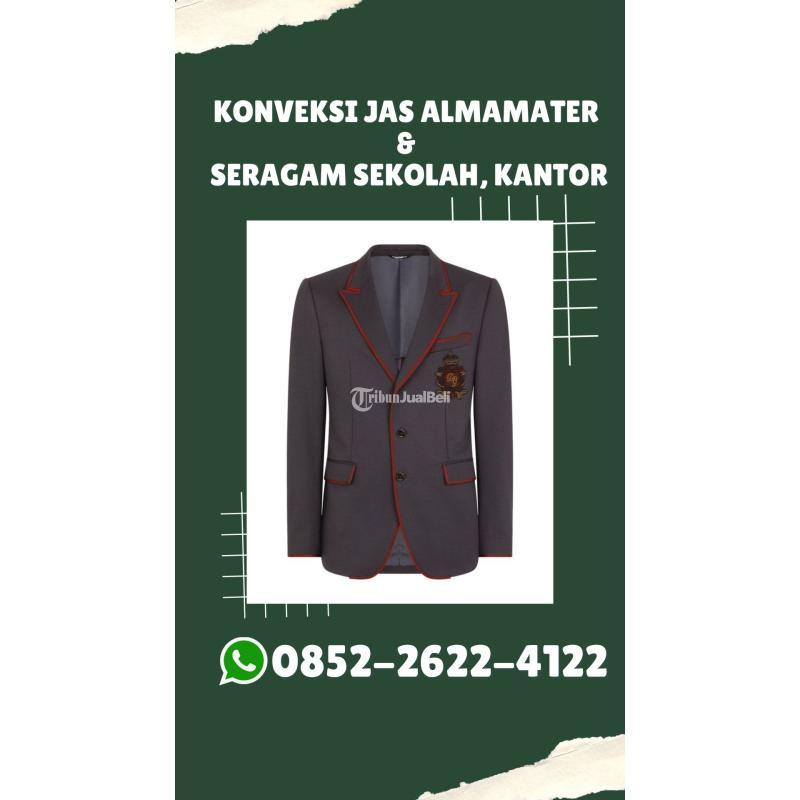 Telpon WA 0852-2622-4122 Konveksi Jas Almamater Hitam Kabupaten Bungo Jambi