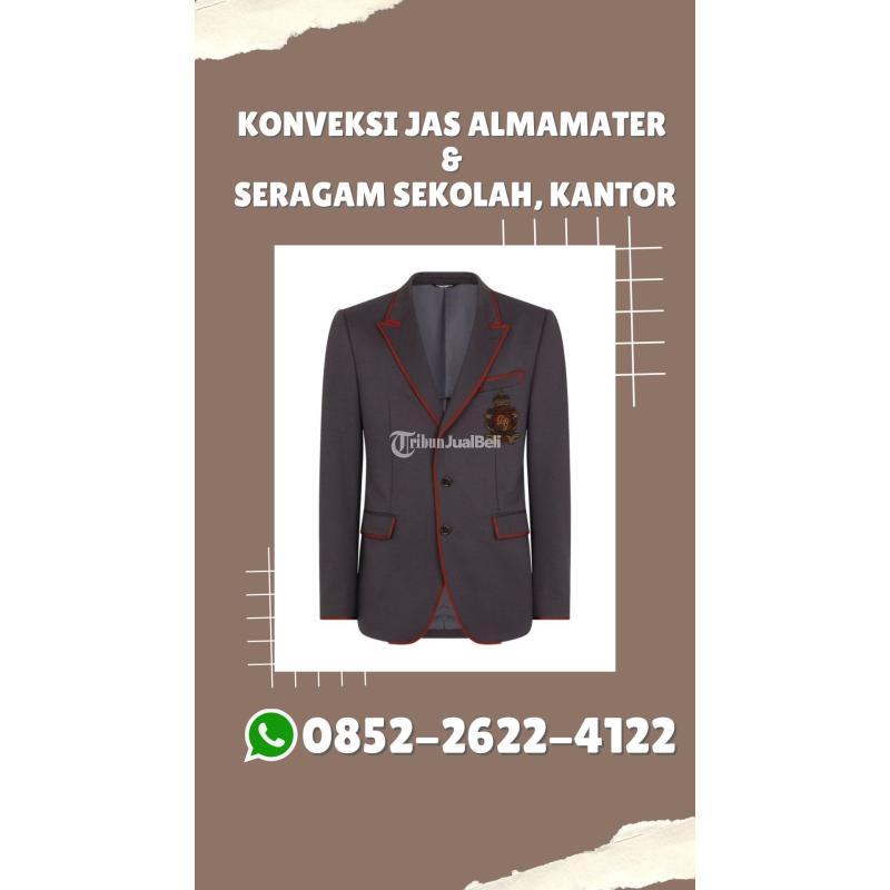 Telpon WA 0852-2622-4122 Konveksi Jas Almamater Hitam Kabupaten Bungo Jambi