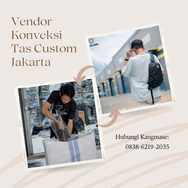 Vendor Konveksi Tas Custom Jakarta Bersama Layanan Terpercaya dari Kangmase
