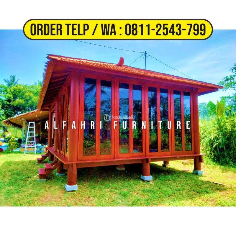 Gazebo Kayu 4x6 Atap Sirap di Banjar Jawa Barat - Tribun JualBeli