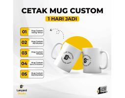 Pabrik Cetak Mug Custom Termurah di Surabaya, Hub Lanyard Studio 082228608282