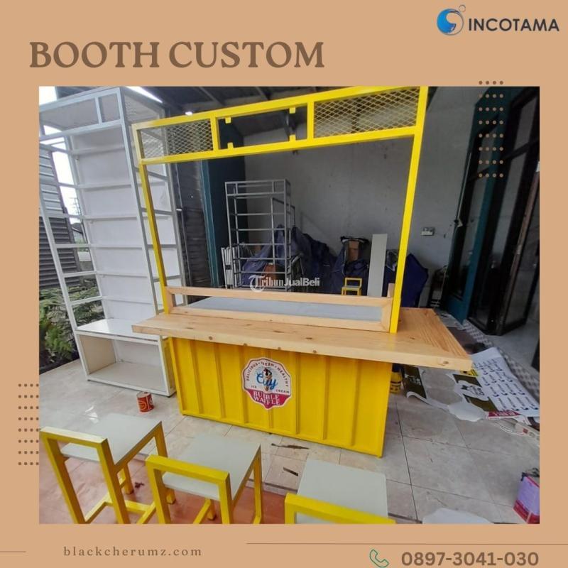 Booth Untuk Jualan Praktis Bisa Custom di Blitar Jawa Timur - Tribun