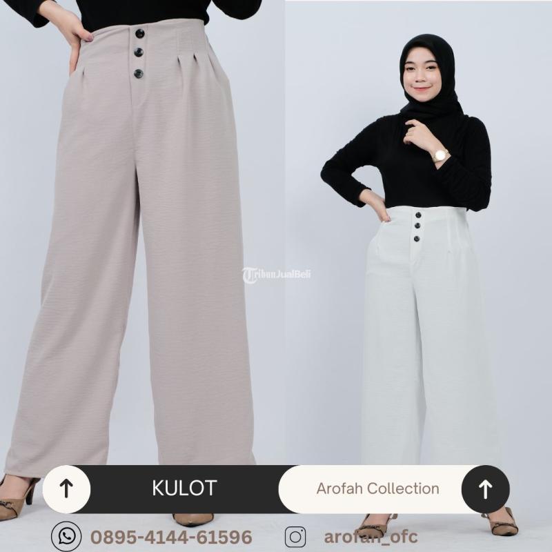 100RB DAPAT 3, WA 0895-4144-61596, celana kulot by Arofah