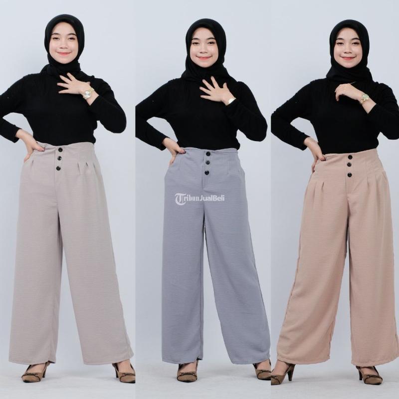 HARGA GROSIR, WA 0895-4144-61596, Paket Bundling celana kulot by Arofah