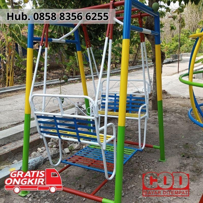 Perajin Ayunan Besi Minimalis berkualitas model terbaru Dan Mainan Outdoor Untuk Tk Kabupaten Tasikmalaya Free Ongkir Bisa COD