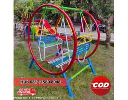 BISA CUSTOM Ayunan Besi Minimalis Dan Mainan Outdoor Untuk Tk Kabupaten Kuningan