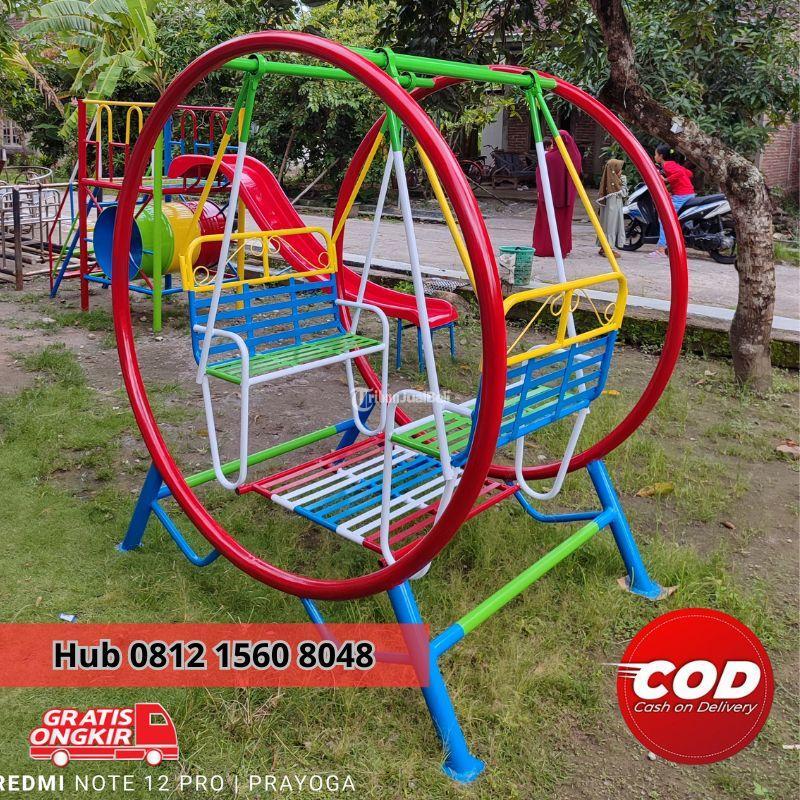 BISA CUSTOM Ayunan Besi Minimalis Dan Mainan Outdoor Untuk Tk Kabupaten Kuningan