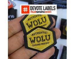 Cetak Label Woven Damask Nanga Pinoh  Devotelabels.com