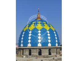 Kubah Masjid Produksi Asli Pabrik Bahan Enamel Galvalum GRC Stainless