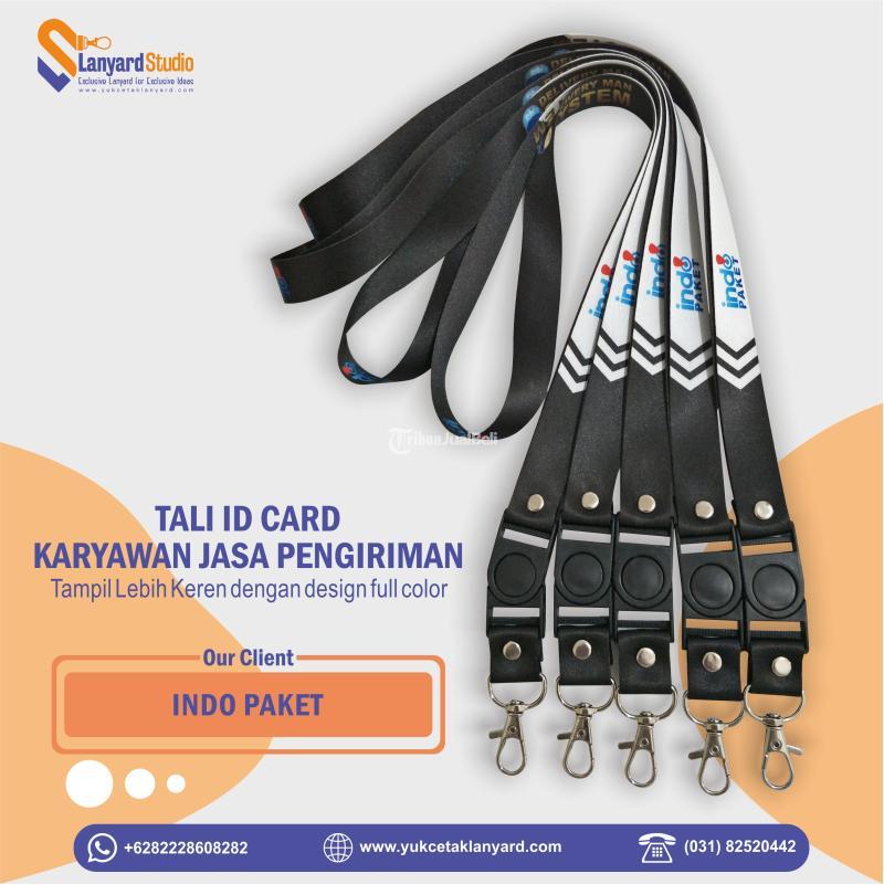 Pabrik Spesialis Cetak Lanyard dan Kartu RFID Free Case Holder Hanya di Lanyard Studio 082228608282