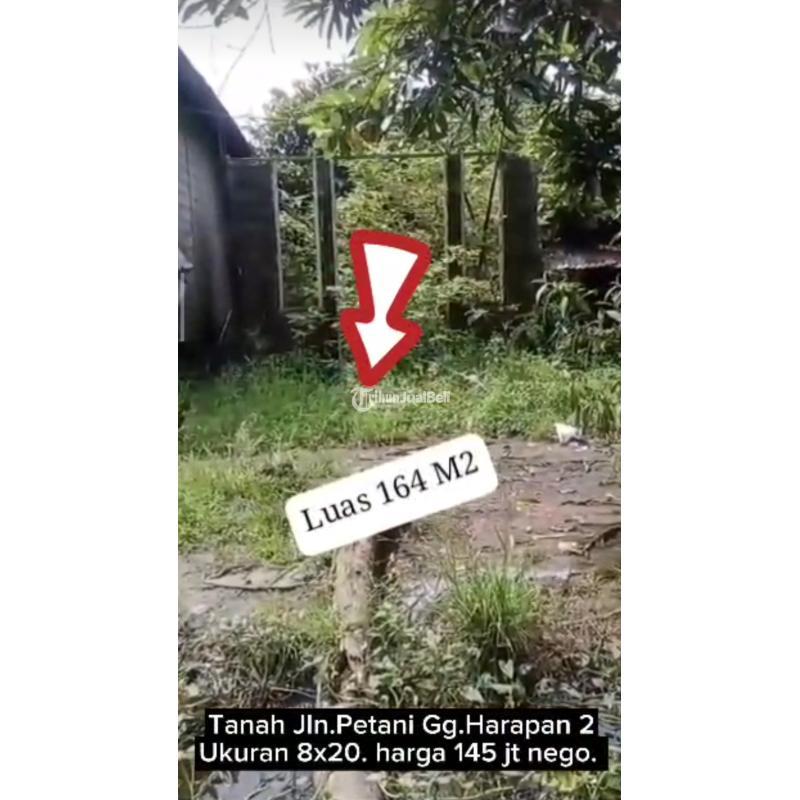 Tanah jalan petani gang harapan 2 ukuran 8x20
