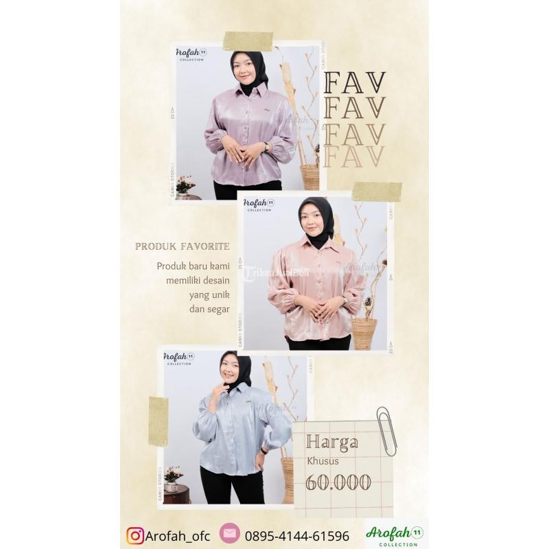 GROSIR KEMEJA, WA 0895-4144-61596, Kemeja wanita harga murah
