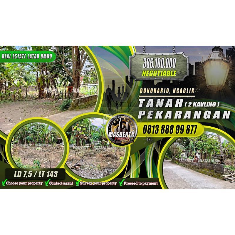 TANAH 2 Kavling Siap Bangun