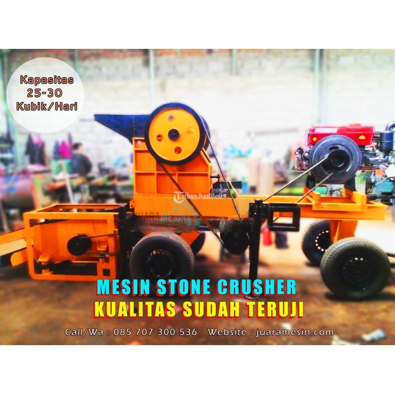 Mesin Stone Crusher Pemecah Batu Kapasitas 20 - 25 Kubik Perhari