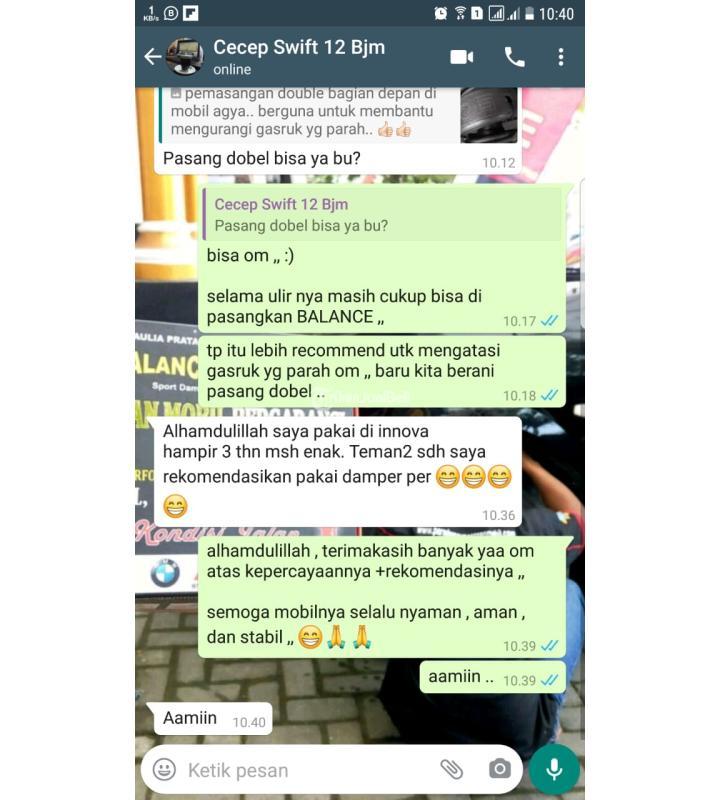 Yuk Buktikan mobil limbung teratasi dengan hanya pasangkan spring buffer balance damper