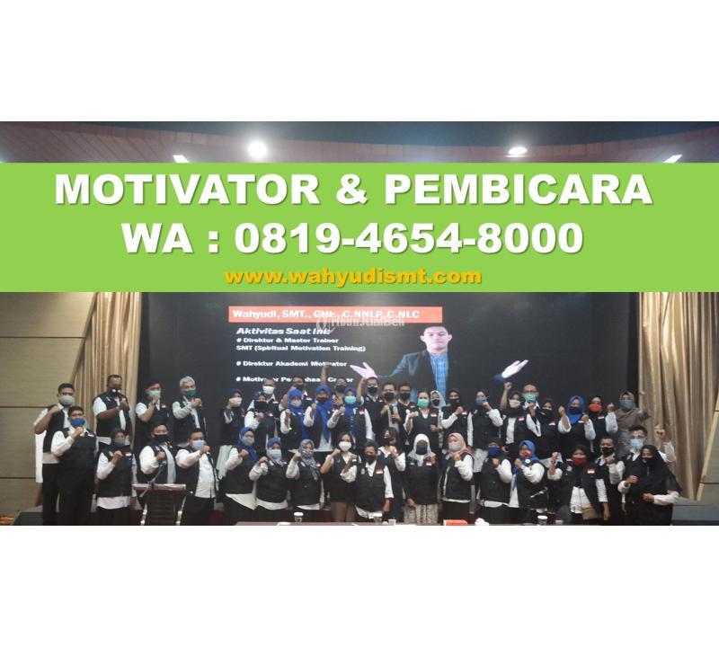 Motivator Klaten Untuk Training Service Excellent