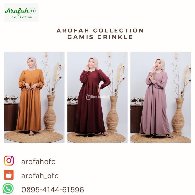 PALING MURAH, WA 0895-4144-61596, Arofah Collection gamis termurah se Jawa Tengah