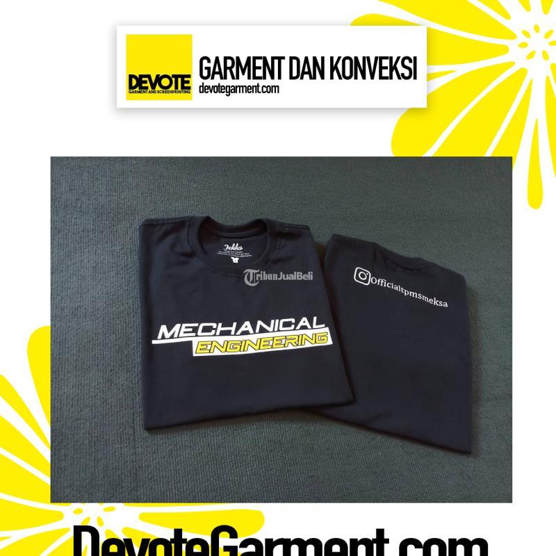 Jasa Sablon Kaos Kepulauan Bangka Belitung Devote Garment