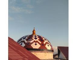 Produsen Kubah Masjid Resmi Bahan GRC Enamel Galvalum Stainless Gold