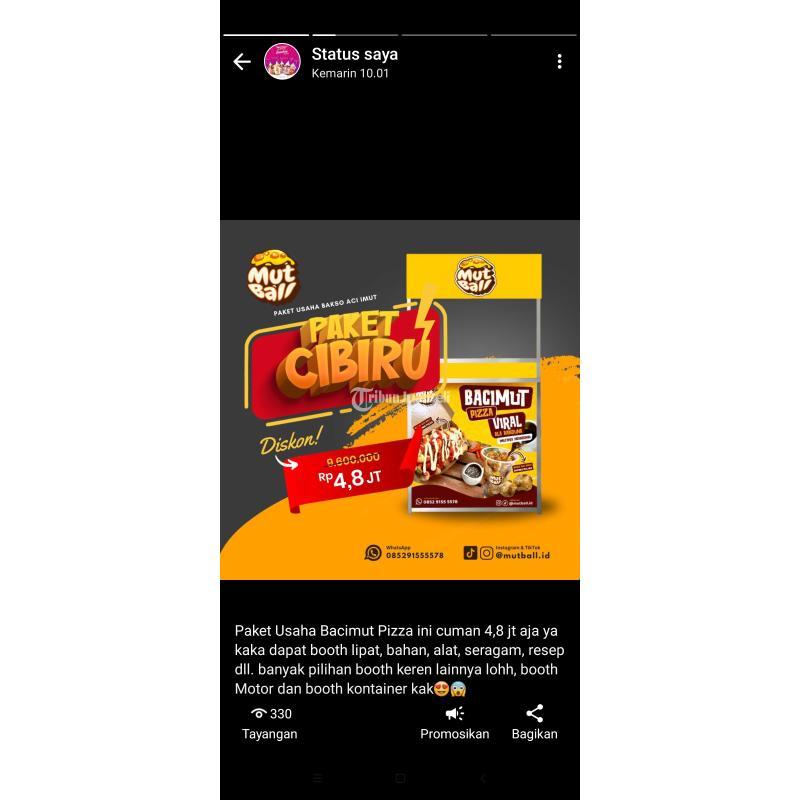 Usaha Bakso Mekar Pizza dan Rujak Virall MUTBALL Tanpa Bagi Hasil