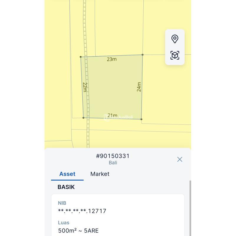 Tanah Tukad Selatan Ungasan Kuta Selatan Badung Bali