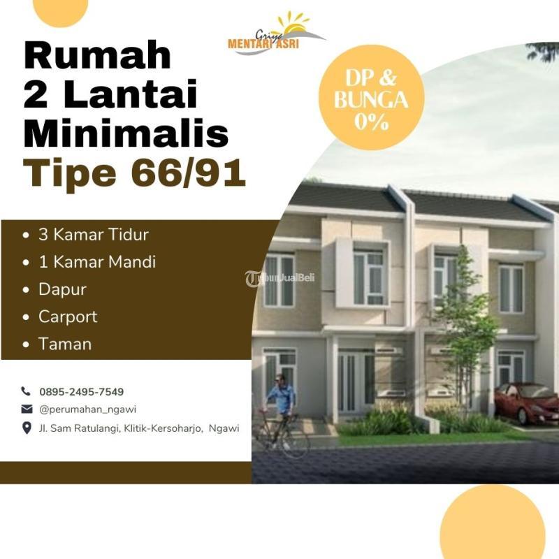 RUMAH TINGKAT NGAWI MURAH