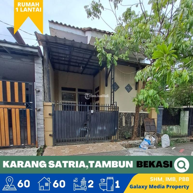 Rumah Karang Satria Full Renov Dalam Cluster Dekat Stasiun Bekasi Timur