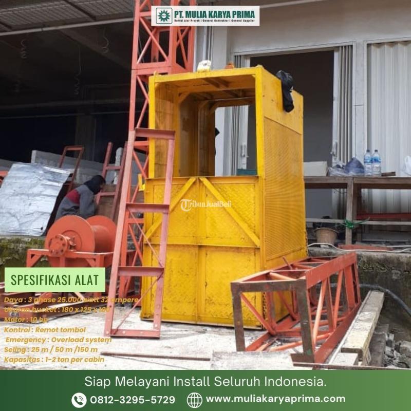 LIFT MATERIAL PROYEK KOTA TANGERANG BANTEN