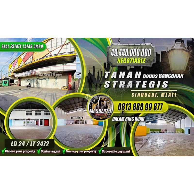 TANAH Bonus Bangunan Dalam Ring Road