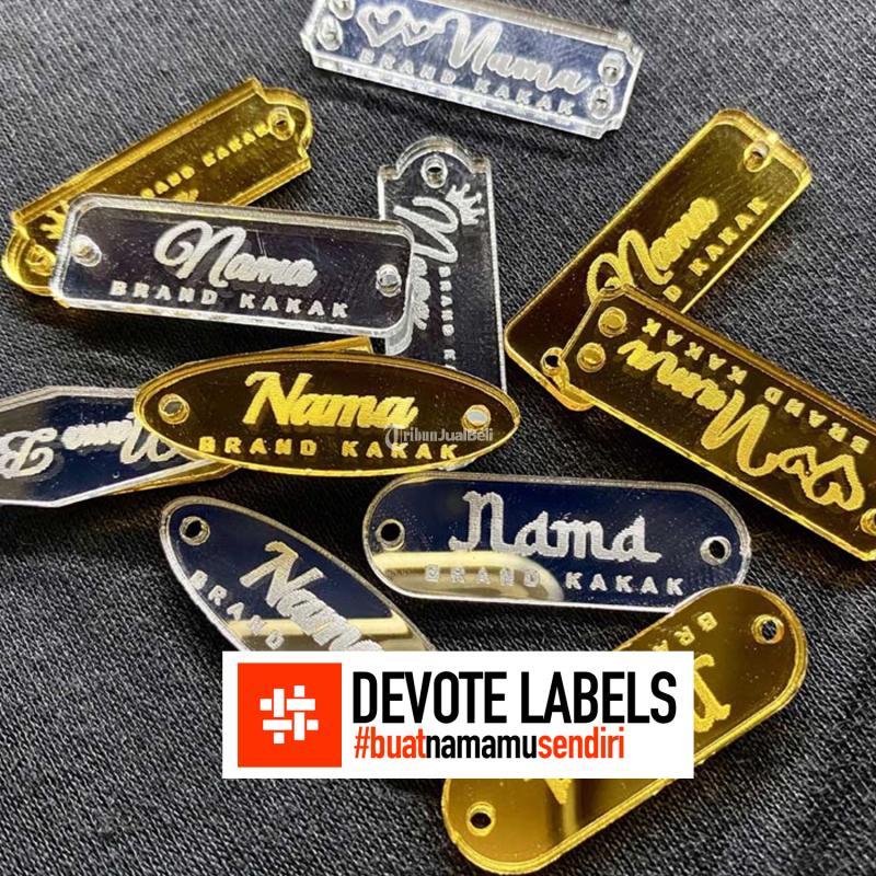 Label Akrilik Custom Devotelabel Di Sleman Yogyakarta Tribun Jualbeli