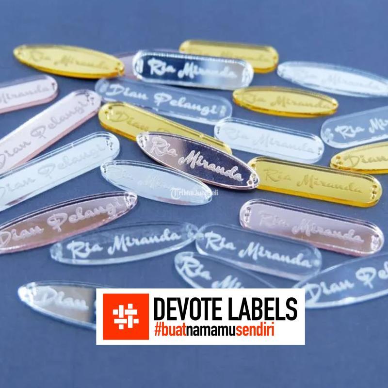Label Akrilik Sleman DevoteLabels.com