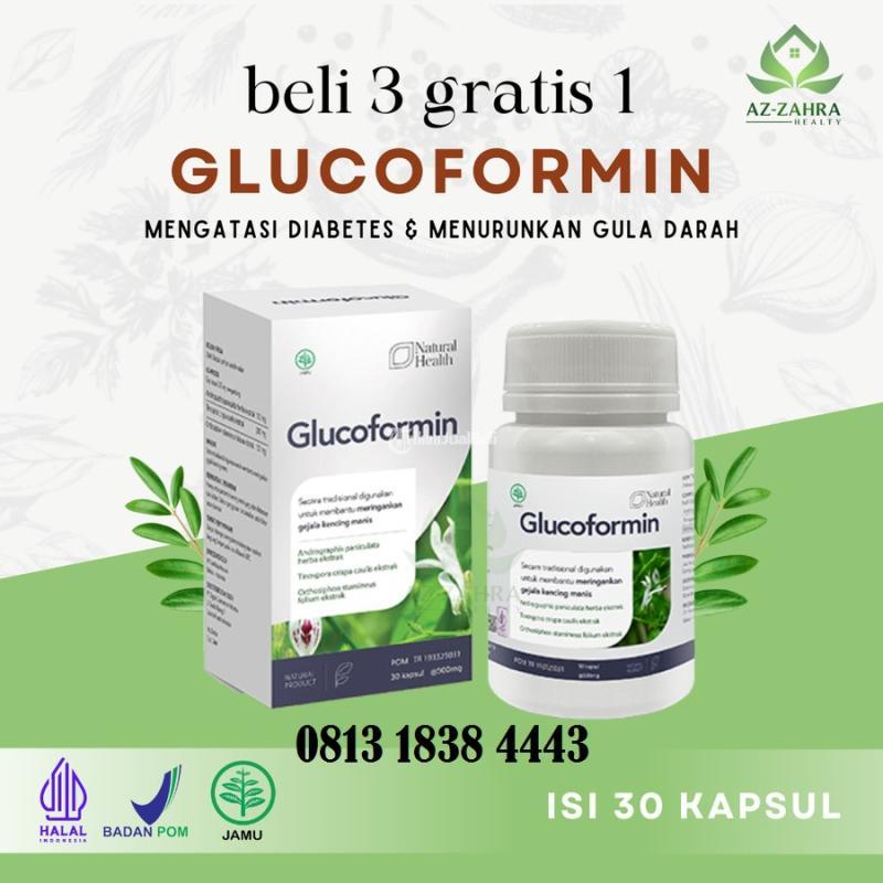 glucoformin obat diabetes Kencing manis alami 100 asli 081318384443