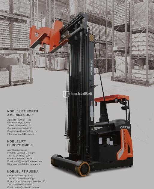 Reach Truck VNA Noblelift 1.5 Ton Lifting 8 Meter, 9 Meter, 10 Meter di ...