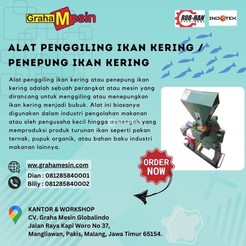 Terbaik Alat Penggiling Ikan Kering  Penepung Ikan Kering Hub  081285840001 Dian