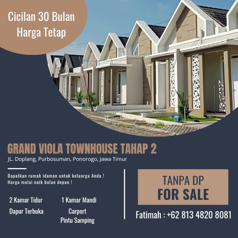 RUMAH SATU LANTAI SYARIAH UNIT TERBATAS DI PONOROGO