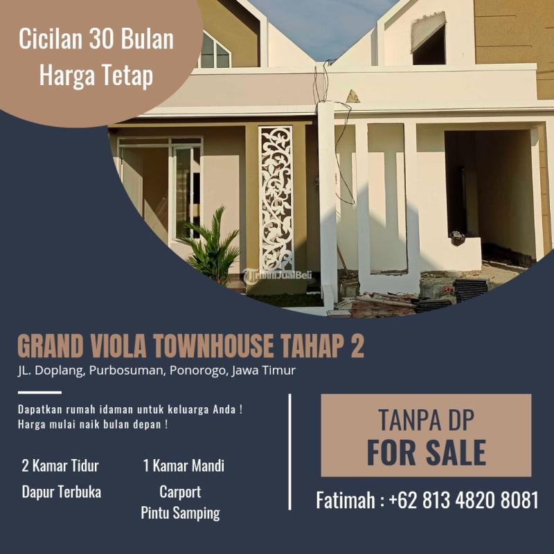 RUMAH SATU LANTAI SYARIAH UNIT TERBATAS DI PONOROGO