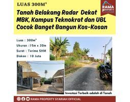 TANAH MURAH DEKAT MALL MBK KEDATON LAMPUNG SURAT SERTIFIKAT SHM