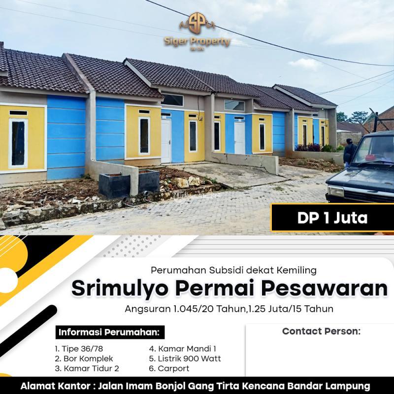 Perumahan Subsidi Murah 2 Kamar Bandar lampung