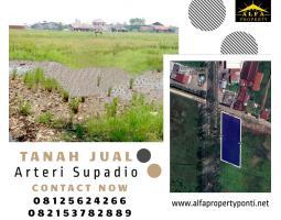 Jual Tanah Luas 34x80 meter Jalan Arteri Supadio - Pontianak Kalimantan Barat