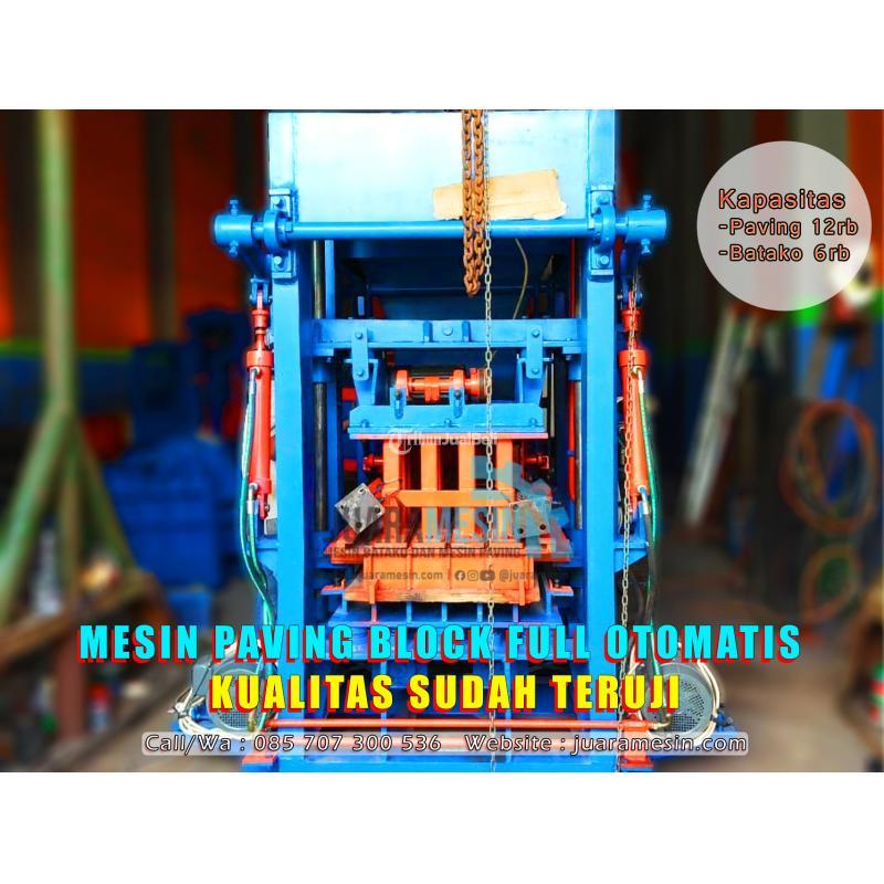 Mesin Cetak Batako Press Sistem Hidrolik Mutu K300